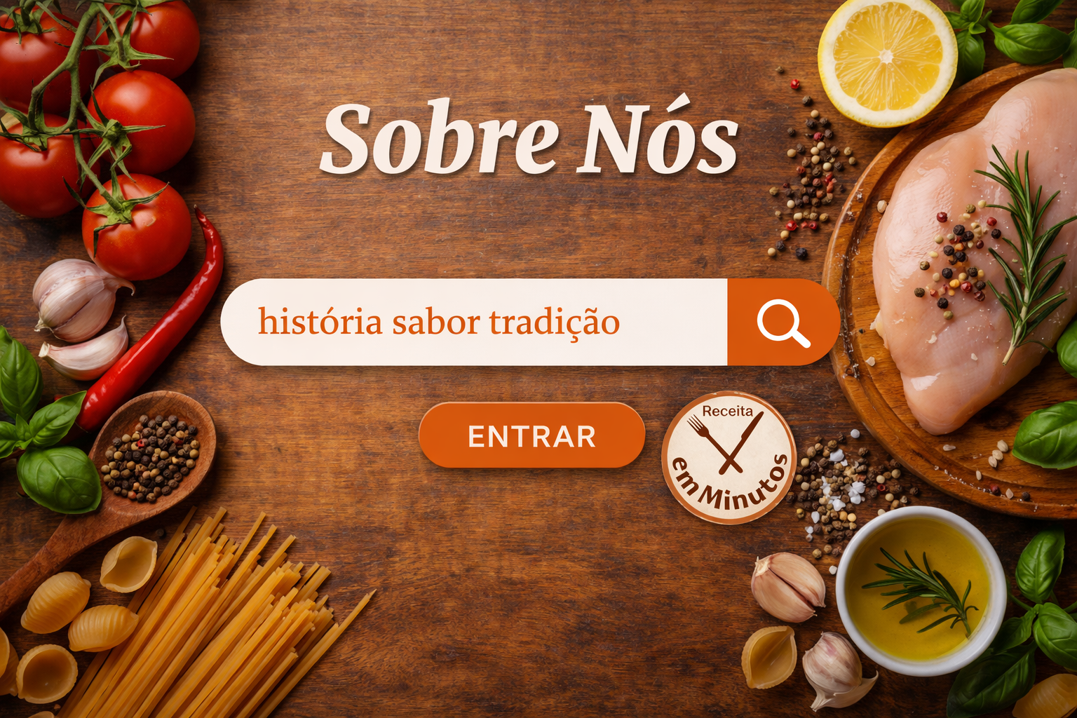 Receitas rápidas e fáceis do site Receita em Minutos