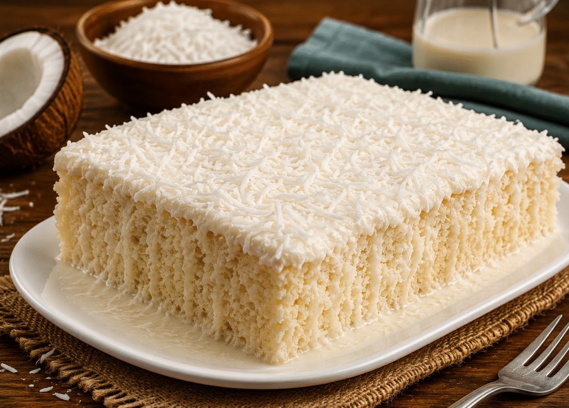 Bolo Gelado de Coco