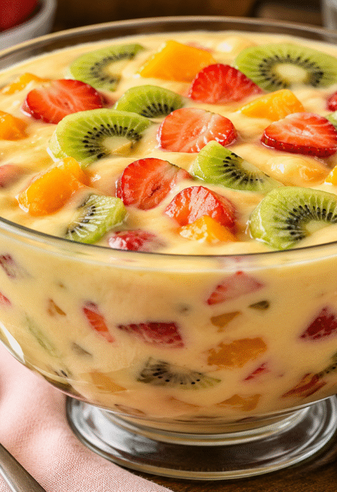 Creme com Frutas