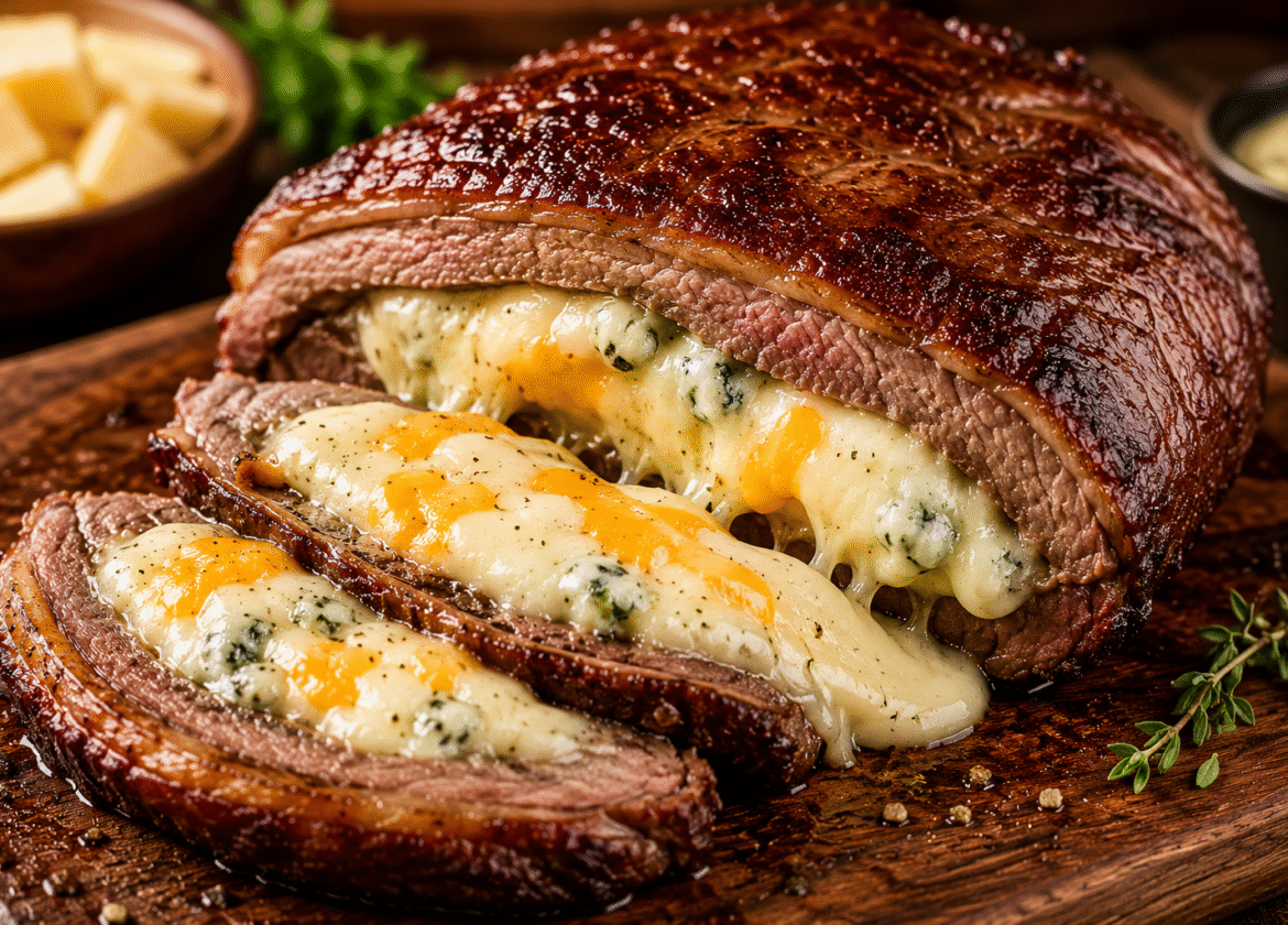 Picanha aos Quatro Queijos
