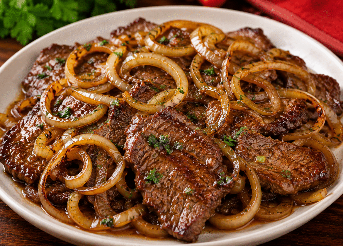 Bife Acebolado Perfeito: Receita Macia, Suculenta e Pronta em 30 Minutos