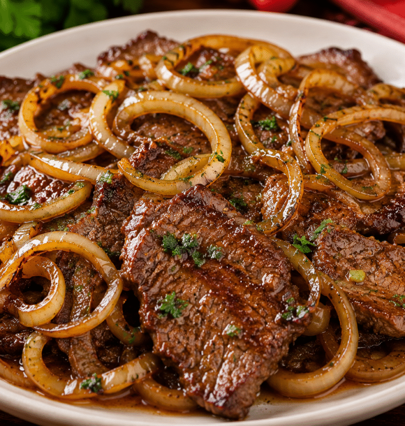 Bife Acebolado Perfeito: Receita Macia, Suculenta e Pronta em 30 Minutos