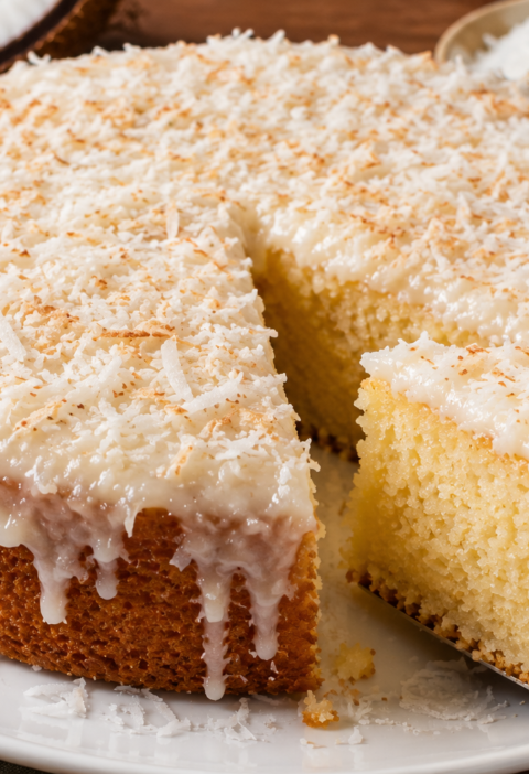 Bolo de Coco Fofinho e Molhadinho