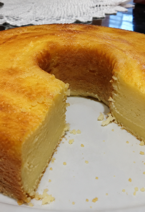 Bolo de Fubá Cremoso de Liquidificador