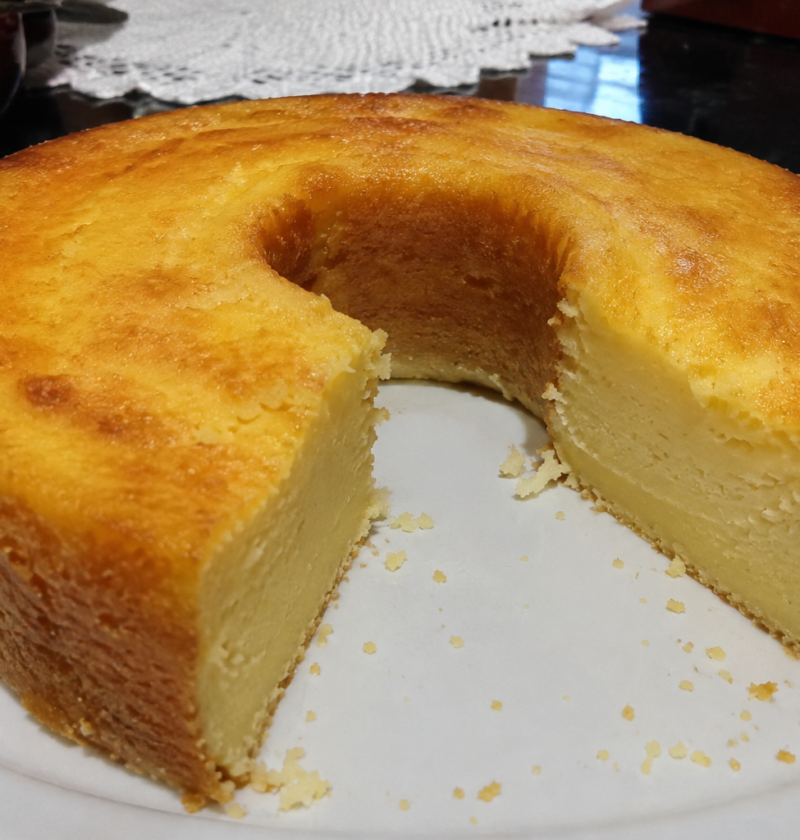 Bolo de Fubá Cremoso de Liquidificador