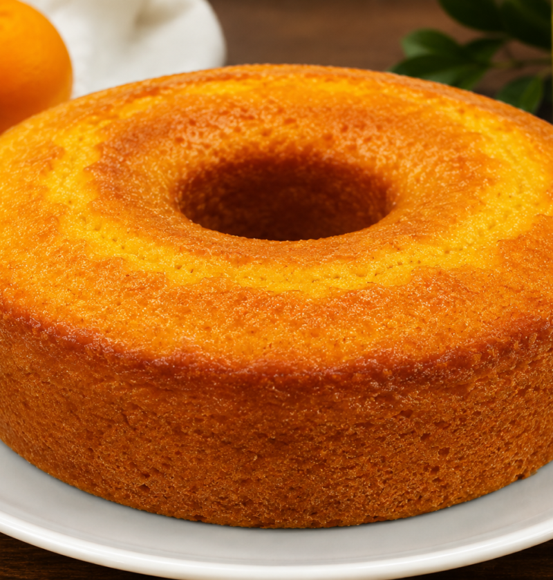 Bolo de Laranja Fofinho de Liquidificador