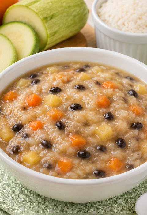 Papinha de Arroz, Feijão e Legumes: Receita Fácil para Bebê