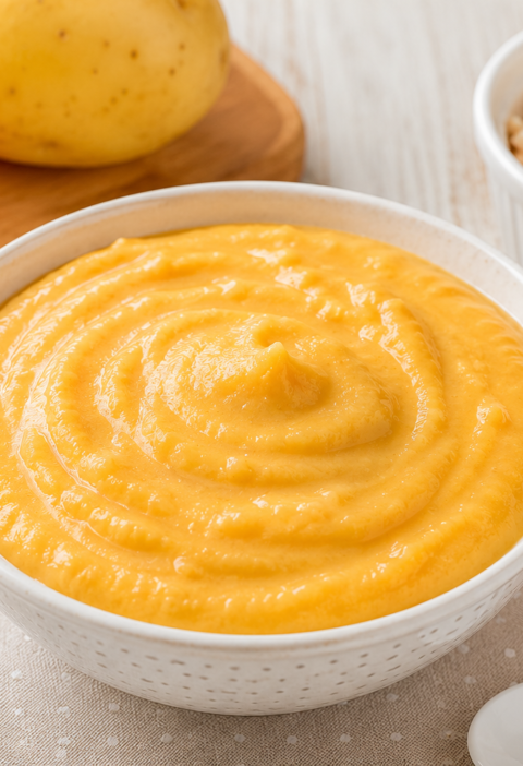 Papinha de Batata, Cenoura e Frango: Receita Fácil para Bebê
