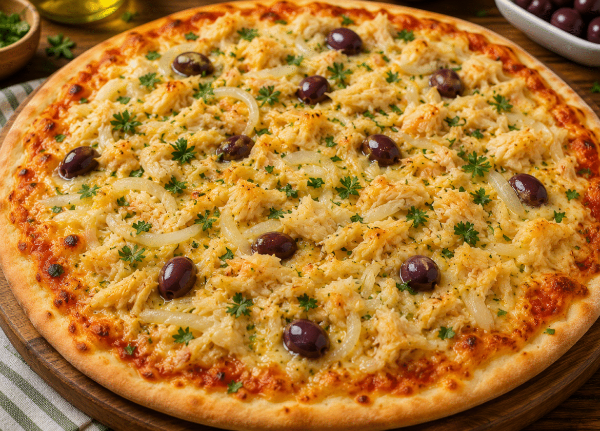 Pizza de Bacalhau Caseira: Receita Fácil, Cremosa e Muito Saborosa