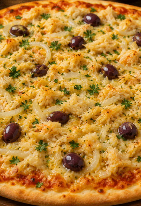 Pizza de Bacalhau Caseira: Receita Fácil, Cremosa e Muito Saborosa