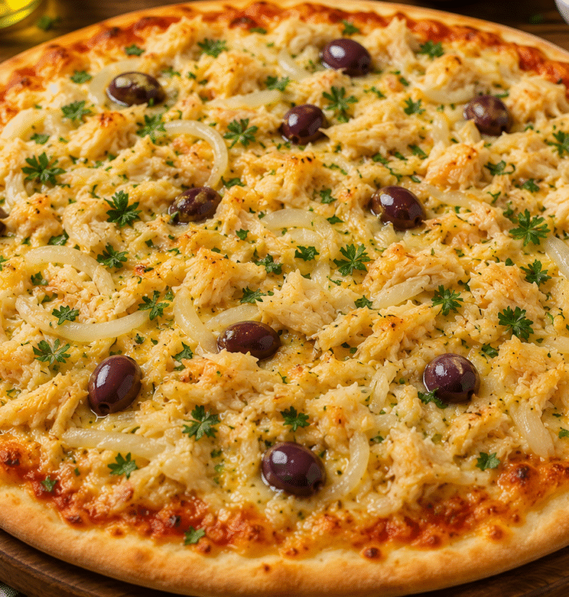 Pizza de Bacalhau Caseira: Receita Fácil, Cremosa e Muito Saborosa