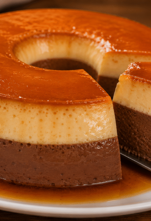 Pudim Bicolor: Receita Cremosa, Fácil e Irresistível