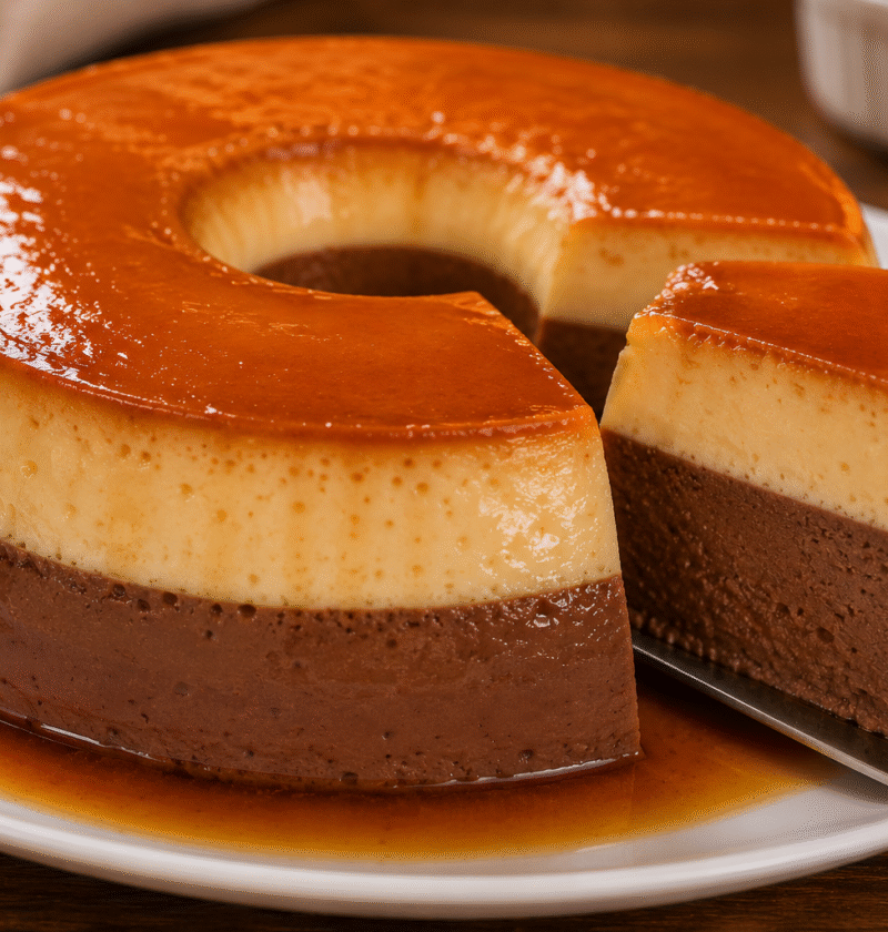 Pudim Bicolor: Receita Cremosa, Fácil e Irresistível