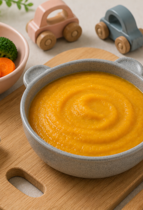 Purê de Abóbora para Bebê: Receita Fácil para Introdução Alimentar