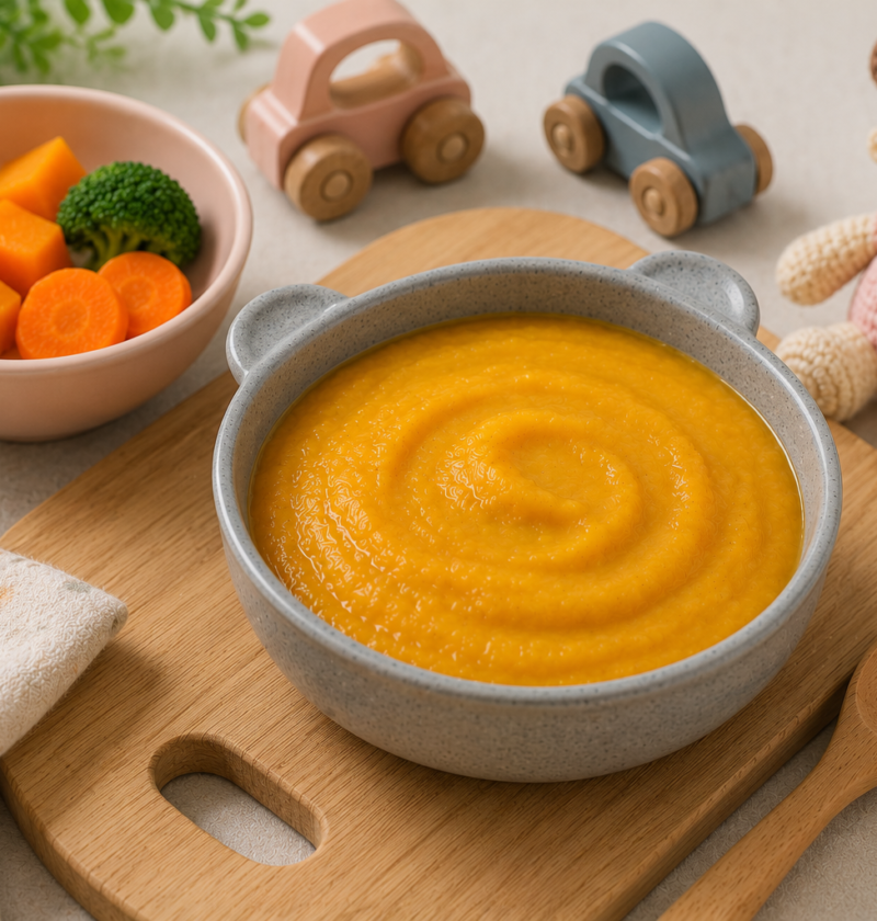 Purê de Abóbora para Bebê: Receita Fácil para Introdução Alimentar