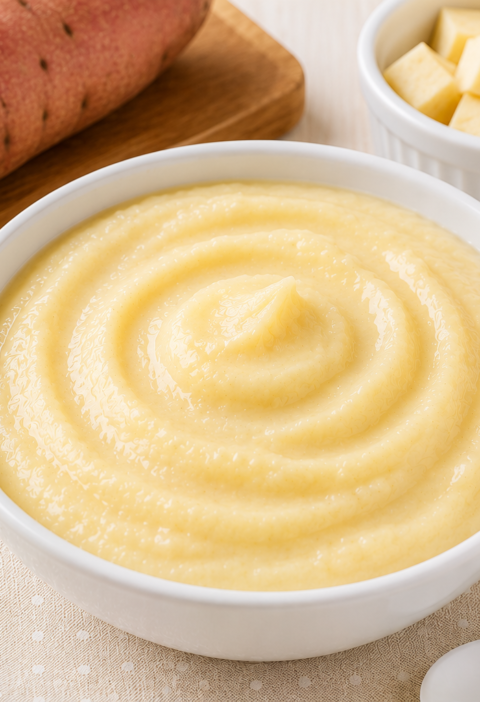 Purê de Batata-Doce para Bebê