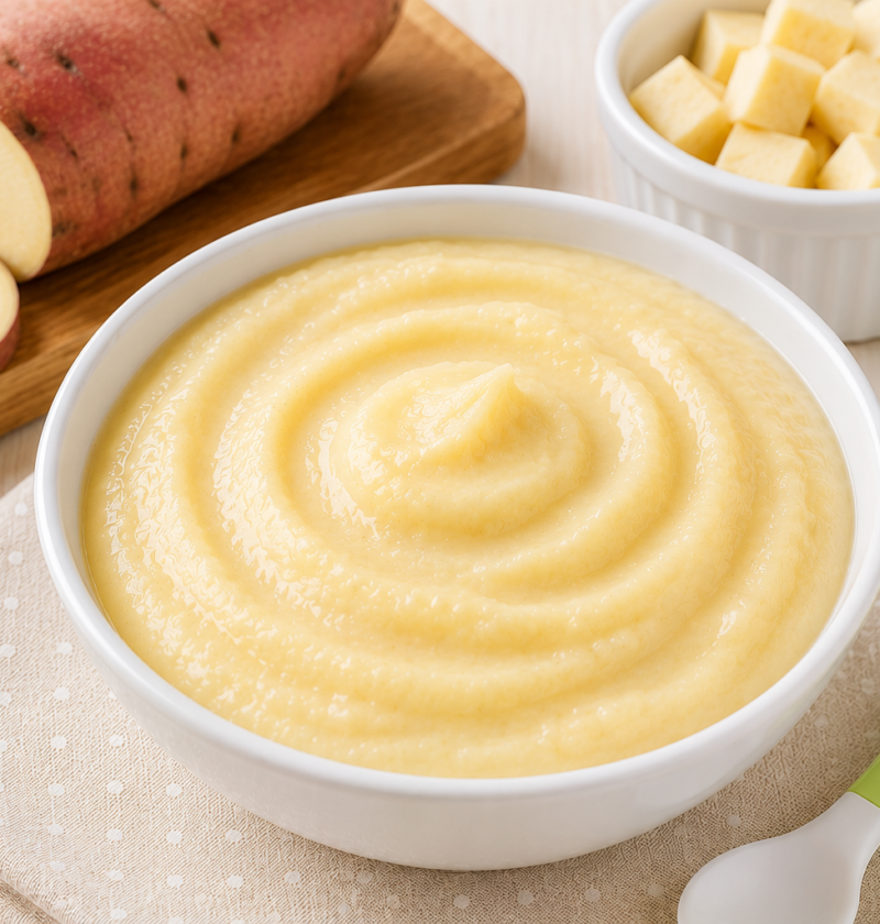 Purê de Batata-Doce para Bebê