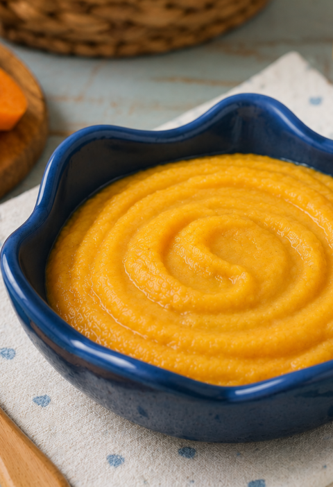 Purê de Mandioquinha com Cenoura: Receita Fácil para Bebê