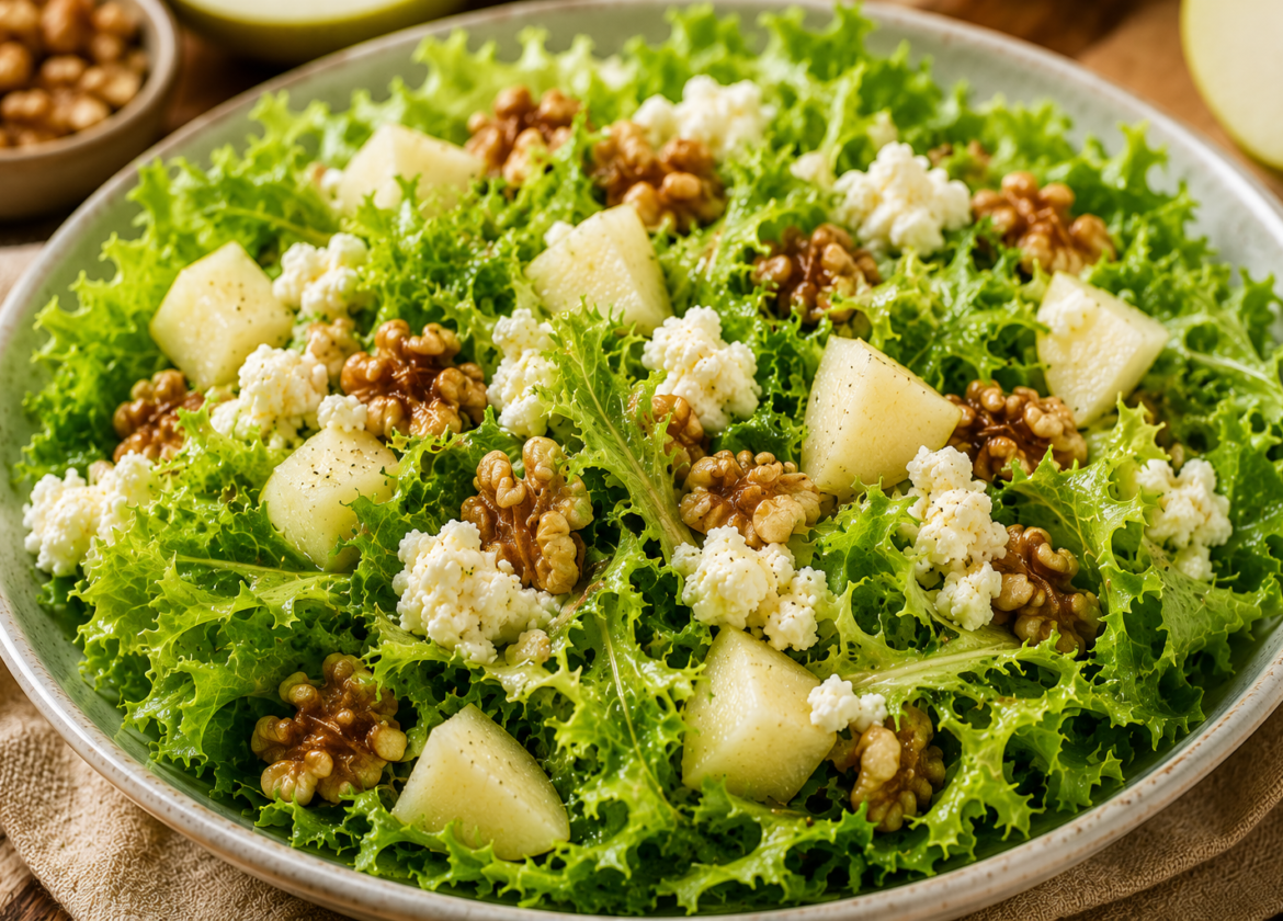 Salada com Nozes e Ricota: Receita Leve, Saudável e Fácil de Fazer