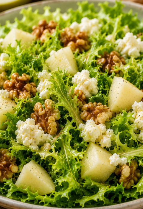 Salada com Nozes e Ricota: Receita Leve, Saudável e Fácil de Fazer