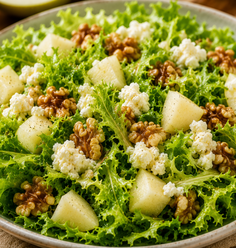 Salada com Nozes e Ricota: Receita Leve, Saudável e Fácil de Fazer