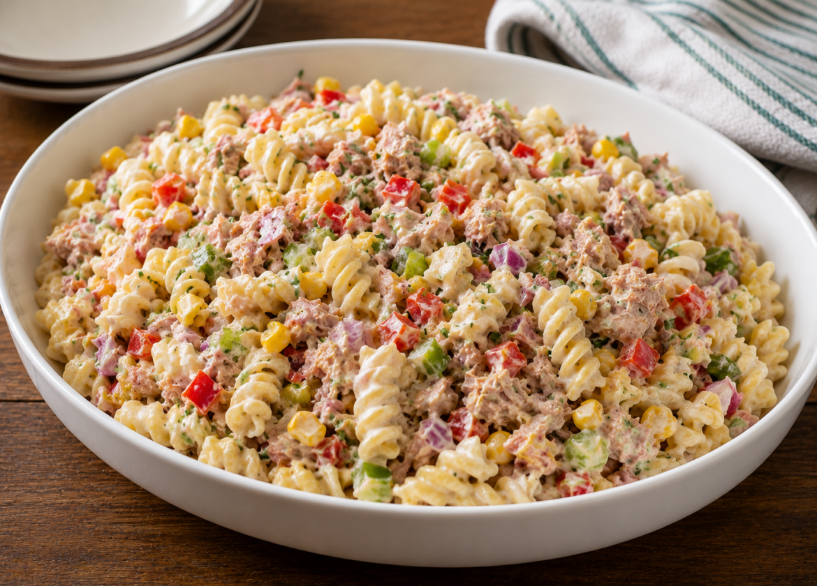Salada de Macarrão com Atum: Fácil, Cremosa e Saborosa