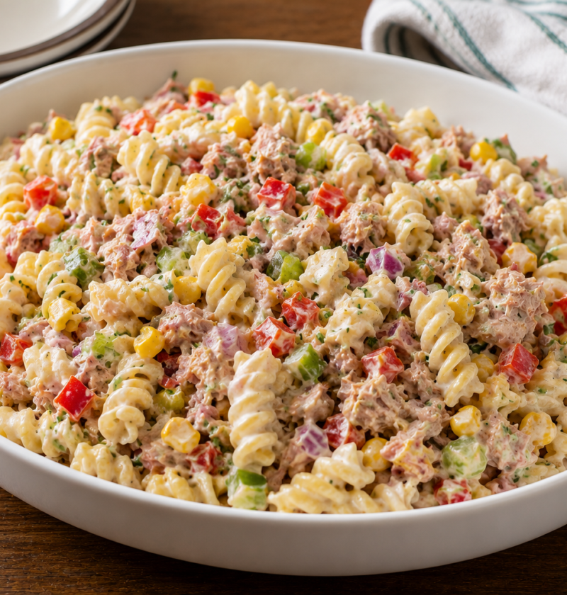 Salada de Macarrão com Atum: Fácil, Cremosa e Saborosa