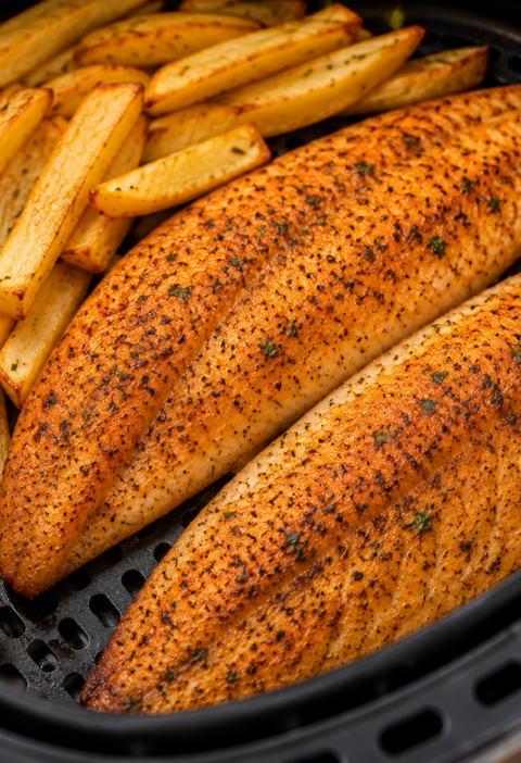 Filé de Tilápia na Airfryer: Fácil, Suculento e Rápido