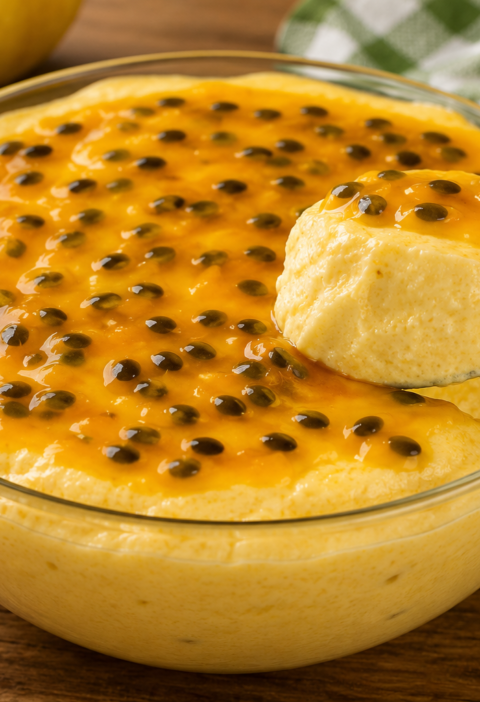 Mousse de Maracujá Cremosa e Fácil