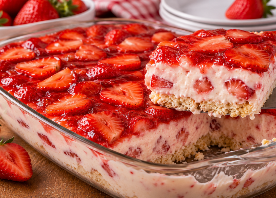 Creme de Morango na Travessa: Receita Fácil e Cremosa